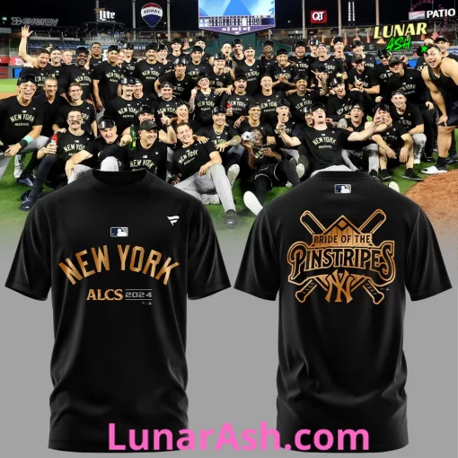 New York Yankees Pride of the Pinstripes 2024 Black T-Shirt