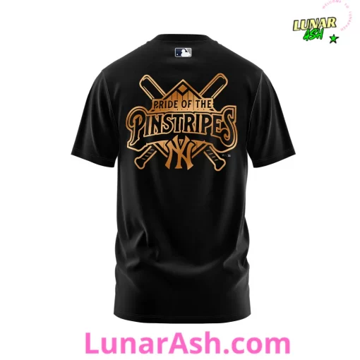 New York Yankees Pride of the Pinstripes 2024 Black T-Shirt