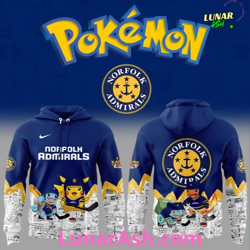 Norfolk Admirals x Pokémon Special Hoodie