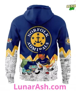 Norfolk Admirals x Pokémon Special Hoodie 3
