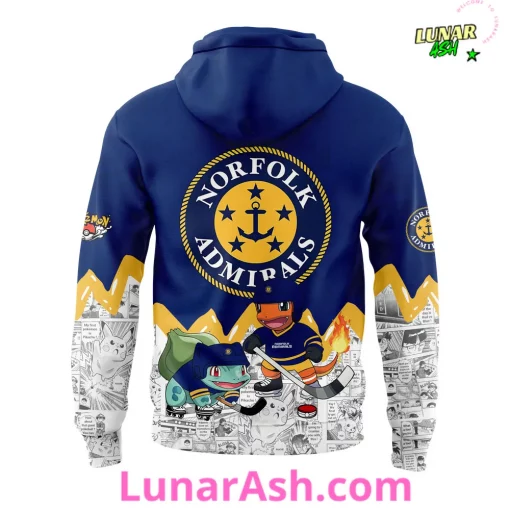 Norfolk Admirals x Pokémon Special Hoodie