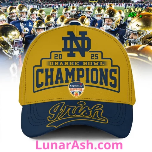 Notre Dame Fighting Irish 2025 Orange Bowl Champions Classic Cap