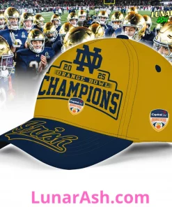 Notre Dame Fighting Irish 2025 Orange Bowl Champions Classic Cap 4