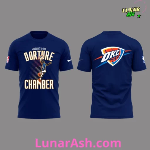 Oklahoma City Thunder “Welcome to the Dorture Chamber” 2025 T-Shirt