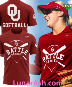 Oklahoma Football Battle Series 2024 Red T-Shirt