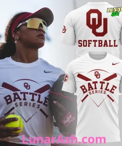 Oklahoma Football Battle Series 2024 White T-Shirt