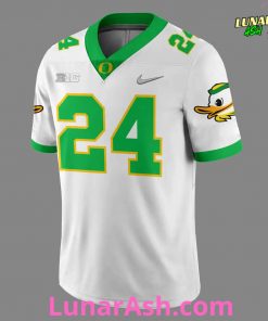 Oregon Ducks Big 10 White Limited Edition Football Jersey