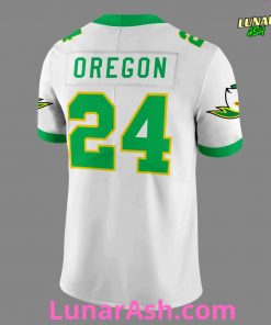 Oregon Ducks Big 10 White Limited Edition Football Jersey