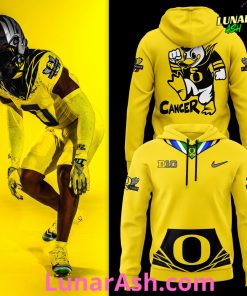 Oregon Ducks Stomp Out Cancer 2024 Limited Edition Hoodie