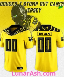 Oregon Ducks x Stomp Out Cancer 2024 Custom Football Jersey