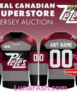 Peterborough Petes Superstore Special Edition Hockey Jersey 1