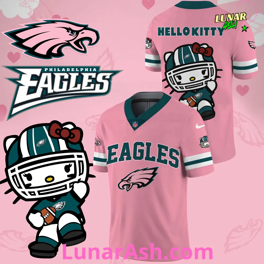 Philadelphia Eagles x Hello Kitty Football Jersey Philadelphia Eagles x Hello Kitty Football Jersey