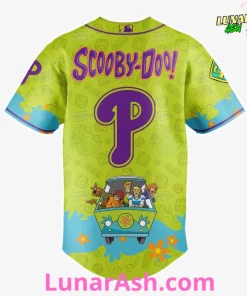 Philadelphia Phillies MLB x Scooby Doo Night Baseball Jersey 3