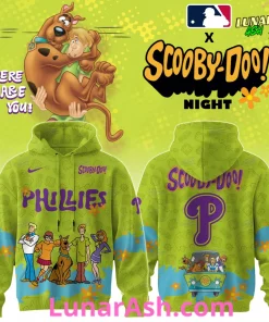 Philadelphia Phillies MLB x Scooby-Doo Night Hoodie Set