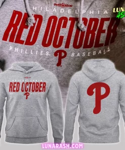 Philadelphia Phillies Red October 2024 Hoodie