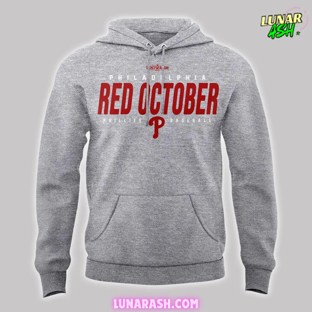 Philadelphia Phillies Red October 2024 Hoodie Philadelphia Phillies Red October 2024 Hoodie