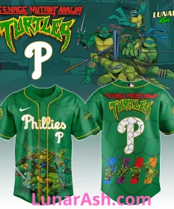 Philadelphia Phillies x Ninja Turtles Night 2025 Baseball Jersey