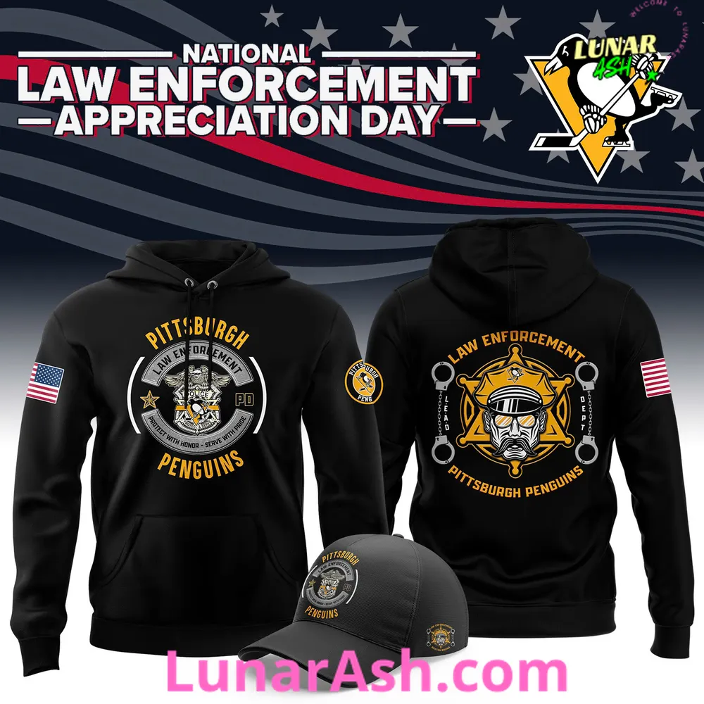 Pittsburgh Penguins Law Enforcement Appreciation Day Pullover Hoodie Pittsburgh Penguins Law Enforcement Appreciation Day Pullover Hoodie