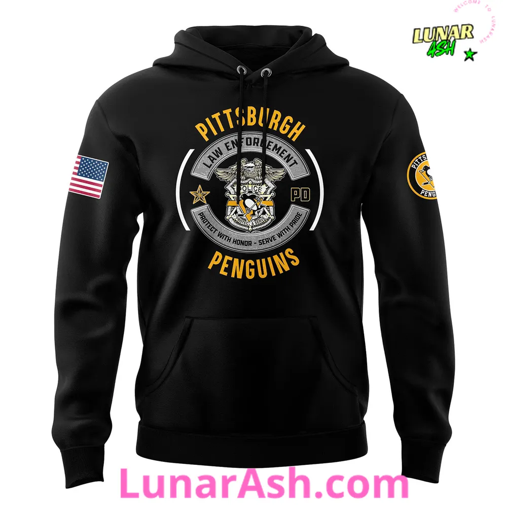 Pittsburgh Penguins Law Enforcement Appreciation Day Pullover Hoodie Pittsburgh Penguins Law Enforcement Appreciation Day Pullover Hoodie