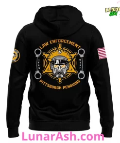 Pittsburgh Penguins Law Enforcement Appreciation Day Pullover Hoodie 3