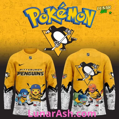 Pittsburgh Penguins x Pokémon Special Hockey Jersey