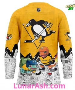 Pittsburgh Penguins x Pokémon Special Hockey Jersey 3