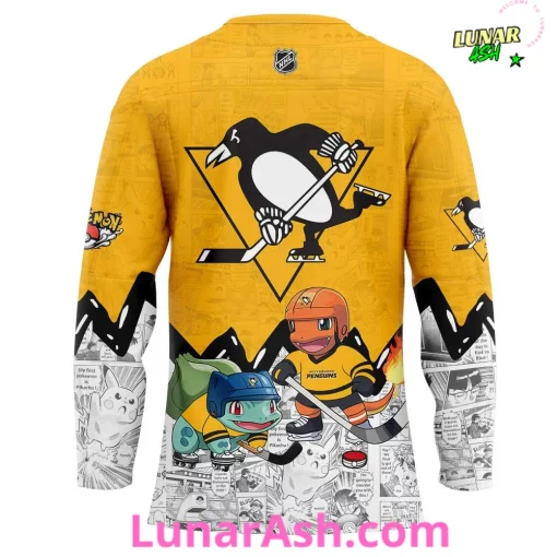 Pittsburgh Penguins x Pokémon Special Hockey Jersey