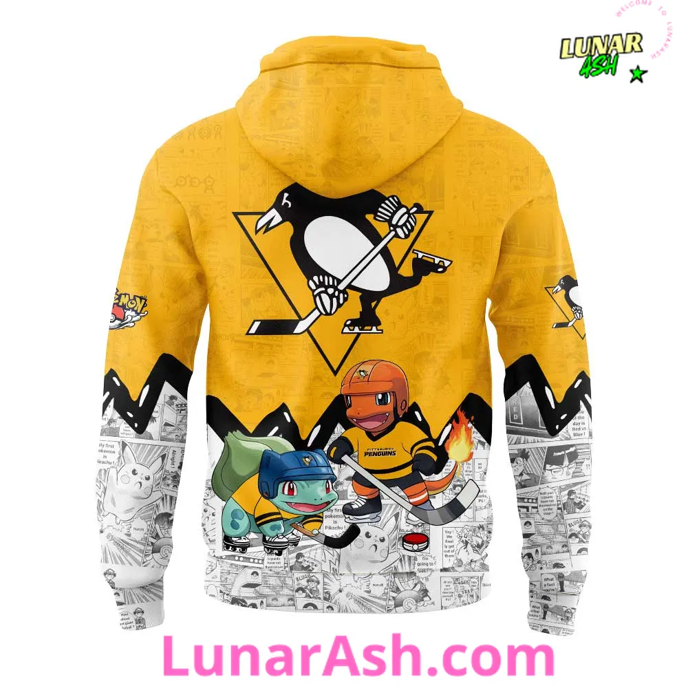 Pittsburgh Penguins x Pokémon Special Hoodie Pittsburgh Penguins x Pokémon Special Hoodie