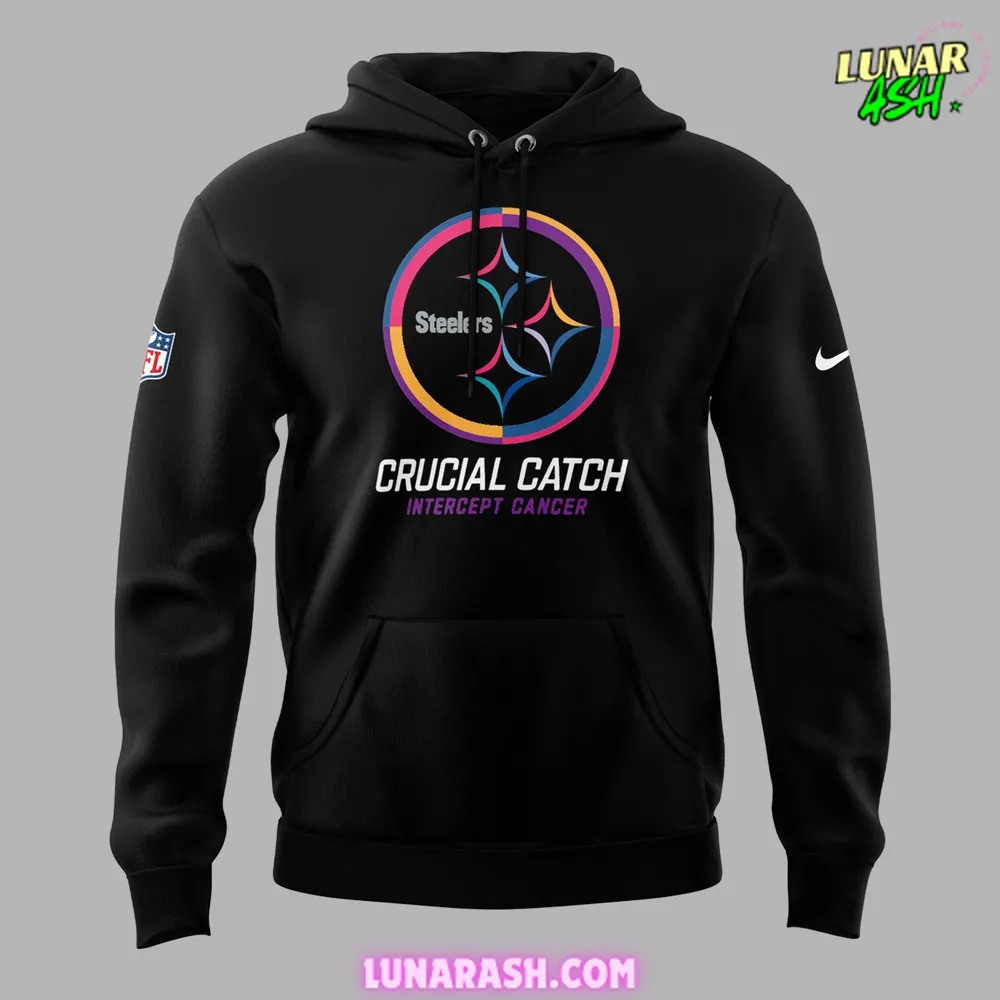 Pittsburgh Steelers Crucial Catch Intercept Cancer 2024 Hoodie Pittsburgh Steelers Crucial Catch Intercept Cancer 2024 Hoodie