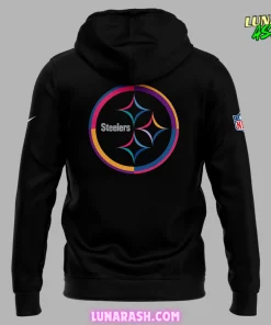 Pittsburgh Steelers Crucial Catch Intercept Cancer 2024 Hoodie 3