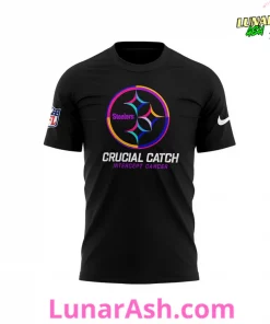 Pittsburgh Steelers NFL Crucial Catch Intercept Cancer 2024 T-Shirt