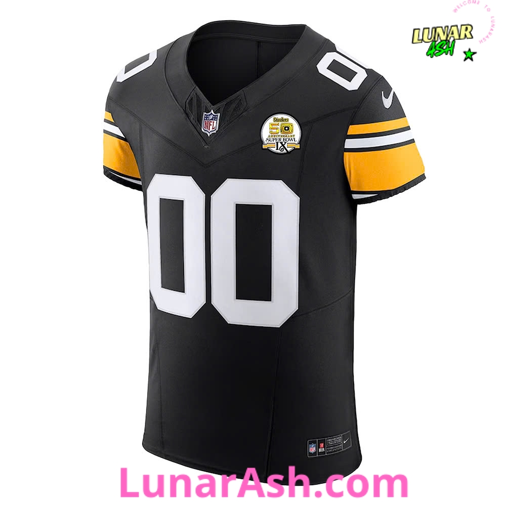 Pittsburgh Steelers Throwback 50th Anniversary Super Bowl Football Jersey Pittsburgh Steelers Throwback 50th Anniversary Super Bowl Football Jersey