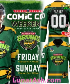 Providence Bruins New Uniform Custom 2025 Hockey Jersey
