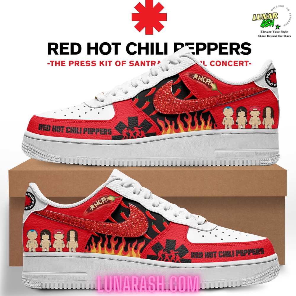 Red Hot Chili Peppers Limited Edition Nike Air Force 1 Red Hot Chili Peppers Limited Edition Nike Air Force 1