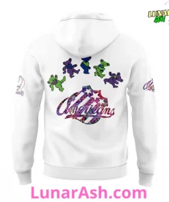 Rochester Americans Grateful Dead Night Special Hoodie 3