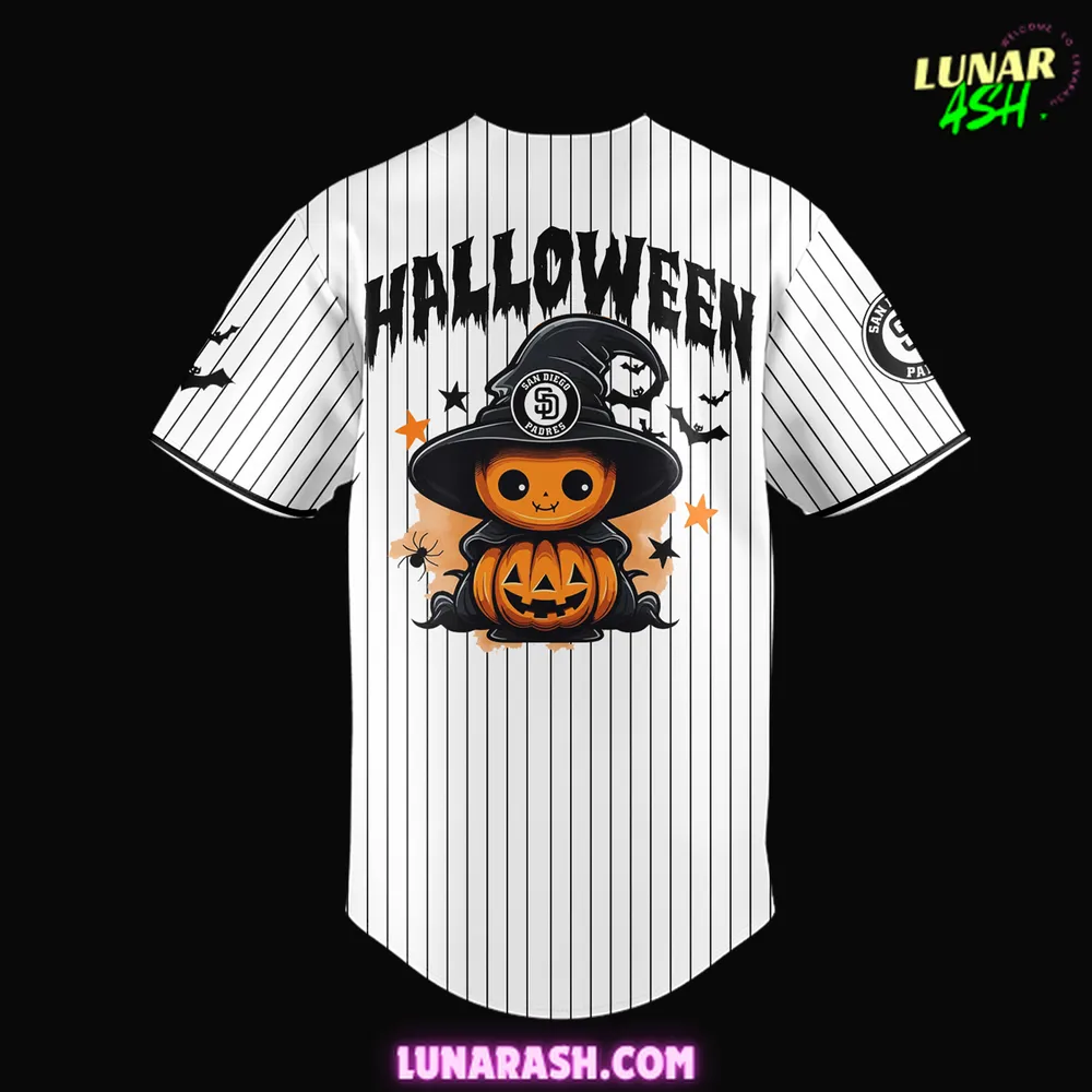 San Diego Padres Happy Halloween 2024 Baseball Jersey San Diego Padres Happy Halloween 2024 Baseball Jersey