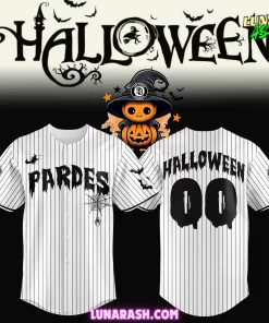 San Diego Padres Happy Halloween 2024 Custom Baseball Jersey 1