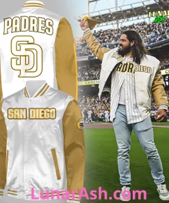 San Diego Padres Jorge Alfaro LFGSD 2024 Baseball Jacket