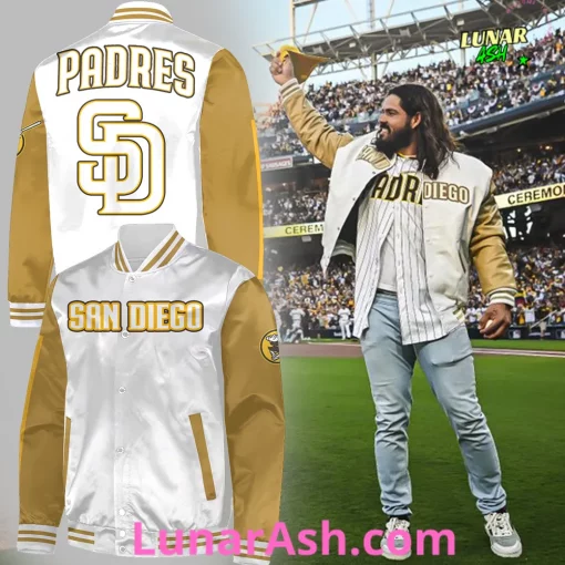 San Diego Padres Jorge Alfaro LFGSD 2024 Baseball Jacket