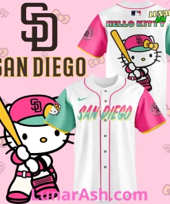 San Diego Padres MLB x Hello Kitty Special Baseball Jersey