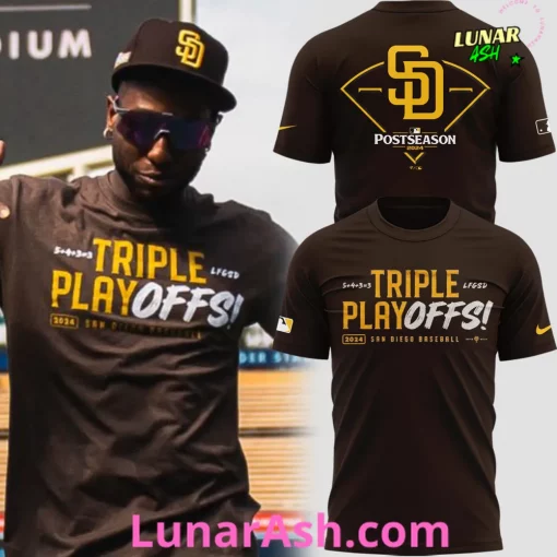 San Diego Padres Triple Play Offs 2024 T-Shirt