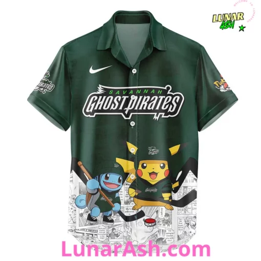 Savannah Ghost Pirates x Pokémon Special Hawaii Shirt