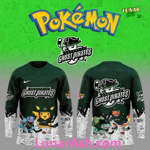 Savannah Ghost Pirates x Pokémon Special Hockey Jersey