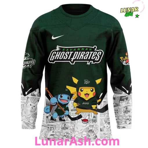 Savannah Ghost Pirates x Pokémon Special Hockey Jersey