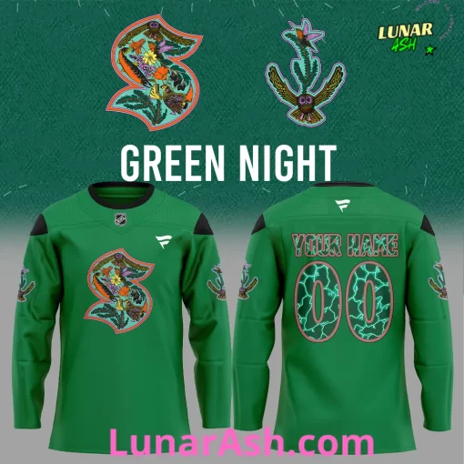 Seattle Kraken Green Night Special Edition Hockey Jersey