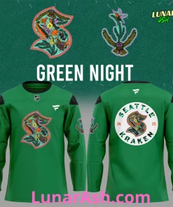 Seattle Kraken Green Night Special Edition Hockey Jersey 4