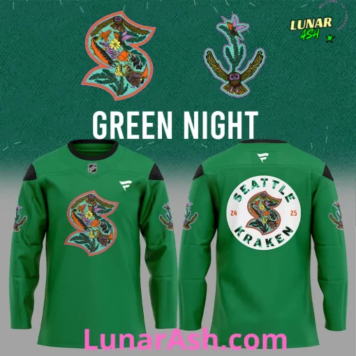 Seattle Kraken Green Night Special Edition Hockey Jersey