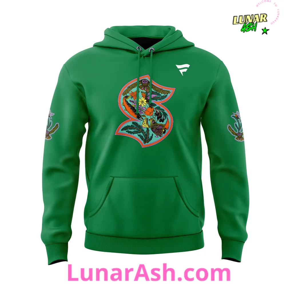 Seattle Kraken Green Night Special Edition Hoodie Seattle Kraken Green Night Special Edition Hoodie