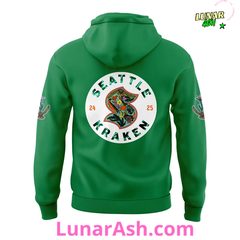 Seattle Kraken Green Night Special Edition Hoodie Seattle Kraken Green Night Special Edition Hoodie