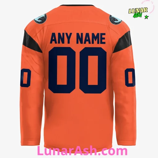 Seattle Kraken Tribal Orange 2025 Limited Edition Hockey Jersey